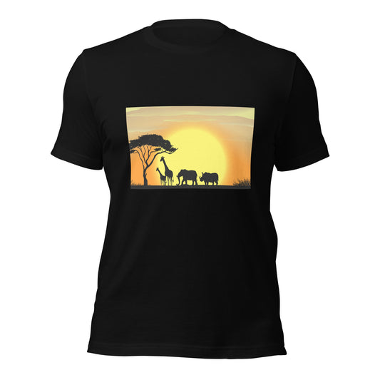 African Safari Sunset Tee