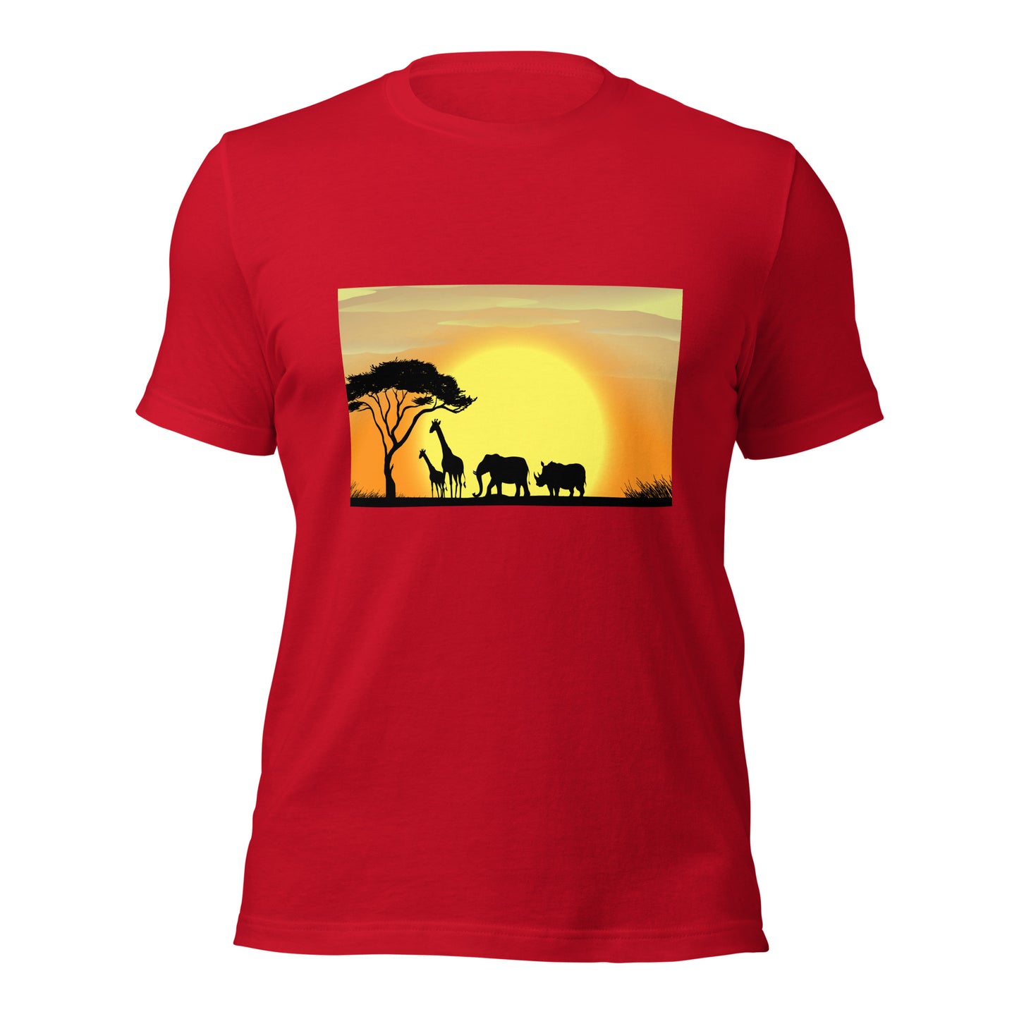 African Safari Sunset Tee