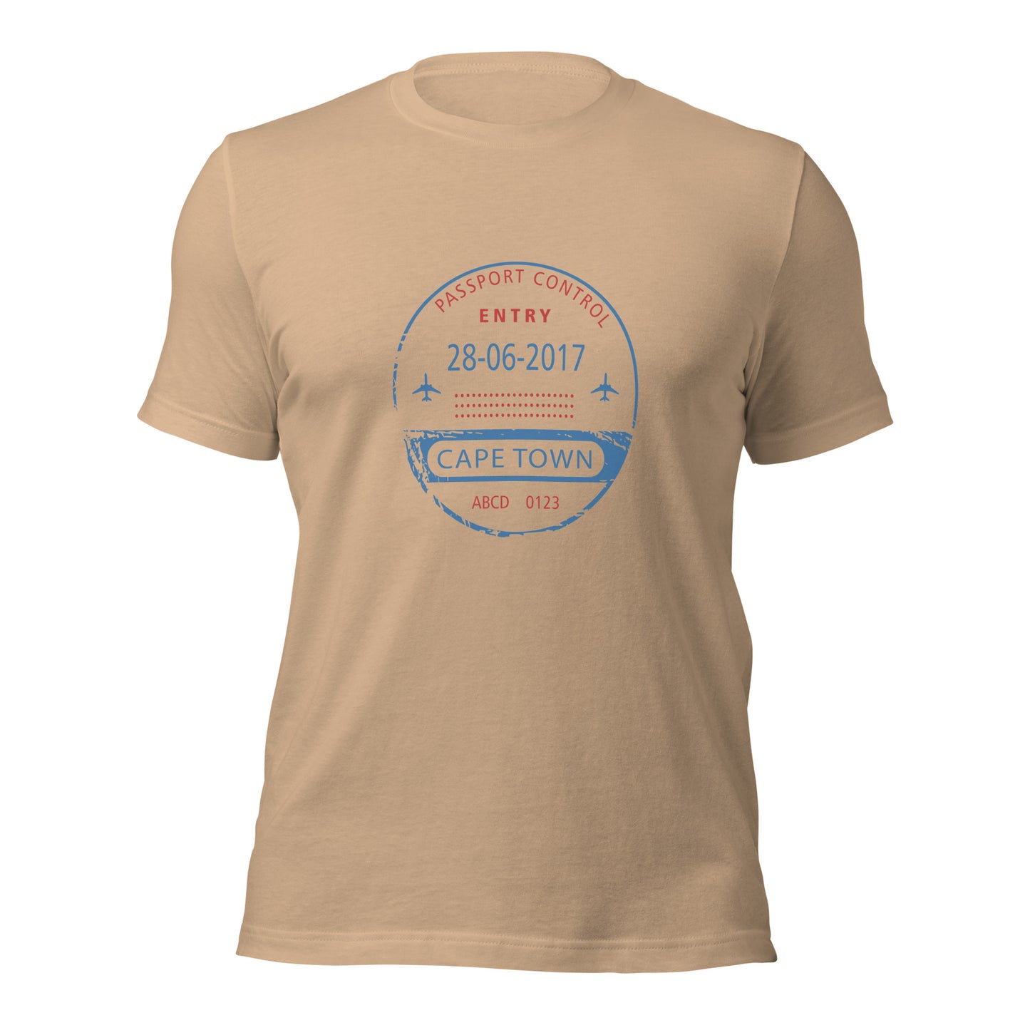 Cape Town Passport Control Stamp Tee