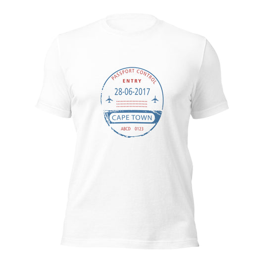 Cape Town Passport Control Stamp Tee