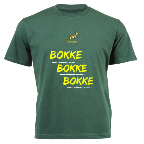 Kids Bokke Springboks Rugby Supporters Tee